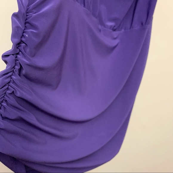 Silky Bodycon Midi Dress Date Night or short Blouse Top S/M Super Soft Comfy - Picture 9 of 16